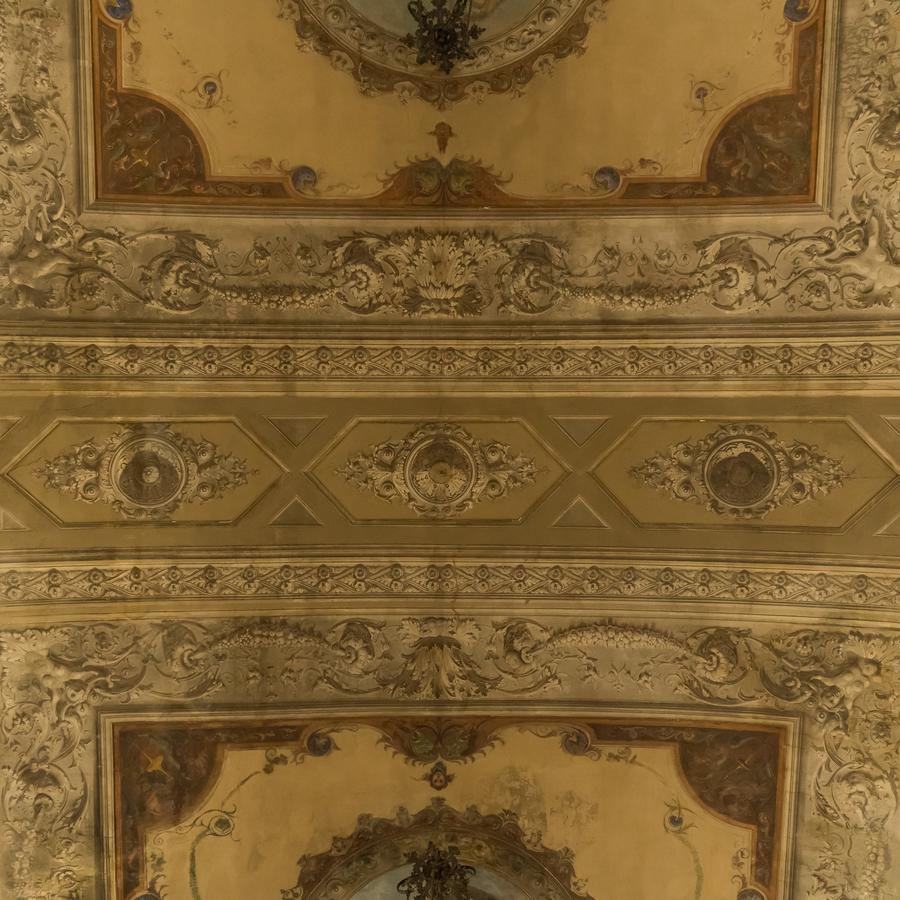 호텔 베르니니 팰리스 피렌체 외부 사진 Ceiling of the Hall of the Golden Throne